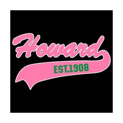 howard est 1908, sorority svg, alpha kappa alpha svg, aka girl gang svg