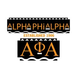alpha phi alpha established 1906, sorority svg, alpha phi alpha svg