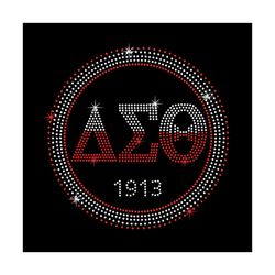 delta sigma theta 1913 svg, sorority svg, delta sigma theta