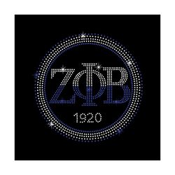 zeta phi beta 1920 svg, sorority svg, zeta phi beta, rhinestone sorority