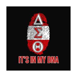 it is in my dna, delta sigma theta, sigma theta gifts, sigma theta svg