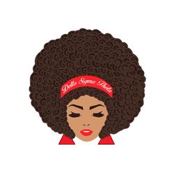 black girl svg, delta sigma theta sorority svg, sigma gamma rho sorority art svg