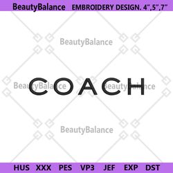 coach logo characters embroidery design download file