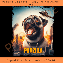 pugzilla dog lover puppy trainer animal png