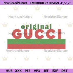 gucci original logo brand embroidery design download