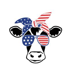 4th of july cow,independence day svg, happy 4th of july, cow svg, cow gift, love cow, cow independence day, sung glasse,