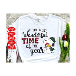 its the most wonderful of the year, christmas svg, snoopy svg, christmas gift, first grade svg, snoopy, baby snoopy svg,