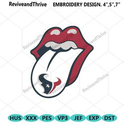 rolling stone logo houston texans embroidery design download file