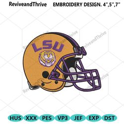 lsu tigers helmet machine embroidery digitizing