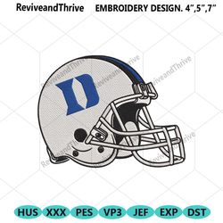 duke blue devils helmet machine embroidery design