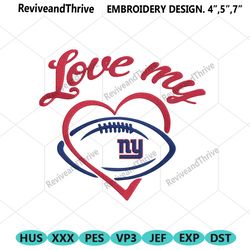 love my new york giants embroidery design file