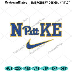 pittsburgh panthers nike logo embroidery design download