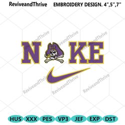 east carolina pirates nike logo embroidery design download