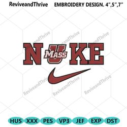 nike massachusetts minutemen swoosh embroidery design download file