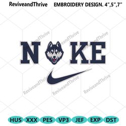 nike uconn huskies irish swoosh embroidery design download file
