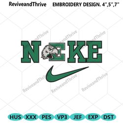 nike eastern michigan eagles swoosh embroidery design download file