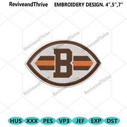 cleveland browns logo nfl embroidery design download