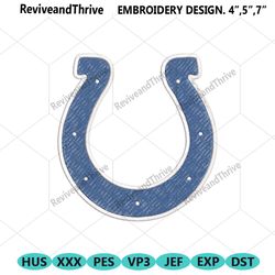 indianapolis colts logo nfl embroidery design download