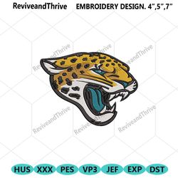 jacksonville jaguars logo nfl embroidery design download
