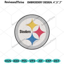 pittsburgh steelers logo nfl embroidery design download