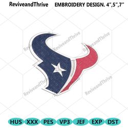 houston texans logo nfl embroidery design download