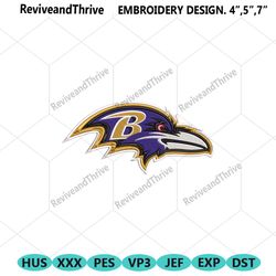 baltimore ravens logo nfl embroidery design download