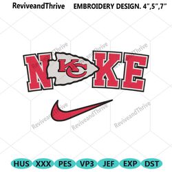 nike logo swoosh kansas city chiefs embroidery design download