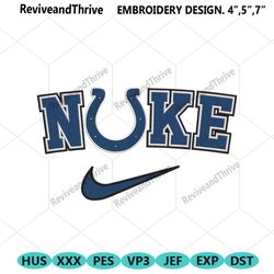 nike logo swoosh indianapolis colts embroidery design download