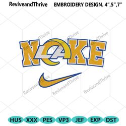 nike logo swoosh los angeles rams embroidery design download