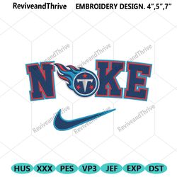 nike logo swoosh tennessee titans embroidery design download