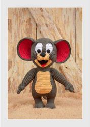 jerry the mouse  amigurumi pdf pattern toys patterns