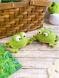 2 in 1 frog  amigurumi pdf pattern toys patterns