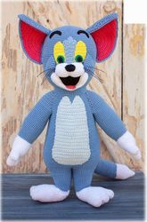 tom the cat  amigurumi pdf pattern toys patterns