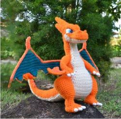 mega charizard  amigurumi pdf pattern toys patterns