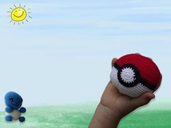 crochet pattern for the pokball