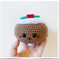 christmas pudding amigurumi