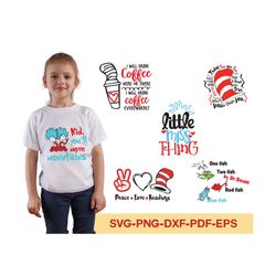 bundle dr seuss svg, dr seuss svg, dr seuss birthday svg, miss thing svg, dr seuss hat svg, cat in the hat svg, dr seuss