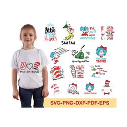 bundle dr seuss svg, dr seuss svg, dr seuss birthday svg, miss thing svg, dr seuss hat svg, cat in the hat svg, dr seuss