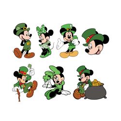 st patrick mickey svg bundle, patrick svg, st patrick mickey, st patrick day svg, disney st patrick, minnie st patrick,