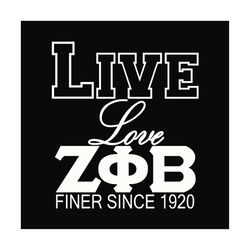 live love z phi b finer since 1920 svg, orority svg, 1920 svg