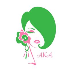 aka girl 1908 svg, sorority svg, aka sorority svg, aka svg, sorority girl