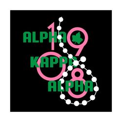 alpha kappa alpha 1908 svg, sorority svg, aka girl gang svg, aka sorority svg