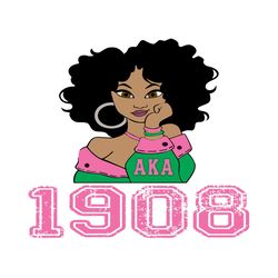 aka pretty girls 1908, sorority svg, aka girl gang svg, aka sorority svg