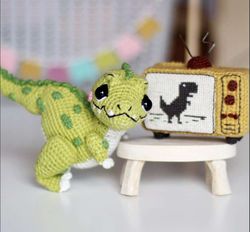 3 in 1 tyrannosaurusoliver  amigurumi pdf pattern toys patterns