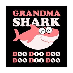 Grandma Shark svg, Family SVg, Grandma Shark Vector, Grandma Shark Png, Grandma Shark Dxf, Grandma Shark Eps, Mothers Da