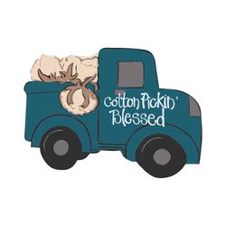 cotton pickin blessed svg, cotton pickin truck svg, truck svg, picking cotton svg, cotton svg, cotton shirt, cotton gift