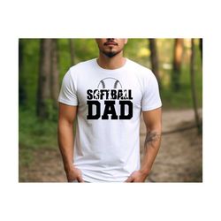 softball dad tshirt, softball lover dad tshirt, father's day softball dad gift tee, funny softball dad tee.jpg