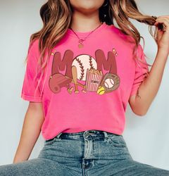 comfort colors baseball mom shirt, baseball shirt, sports mom shirt,gift for mom, baseball mom gift,baseball tshirt