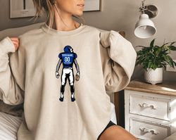 custom football season sweatshirt,your name football game shirt for menwomen , custom sport shirt, custom football tee,