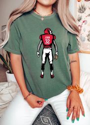 custom name football shirt, your name football shirt, football shirt, game day shirt, football season tee, football grap